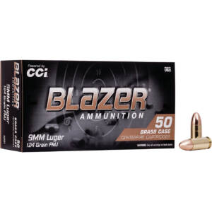 Blazer Brass 9mm 124 Grain Ammo
