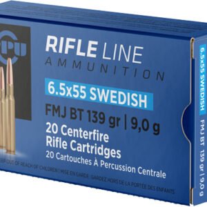 6.5x55mm - Prvi Partizan PPU Ammo Swedish SP