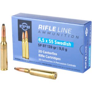 6.5x55mm - Prvi Partizan PPU Ammo Swedish SP