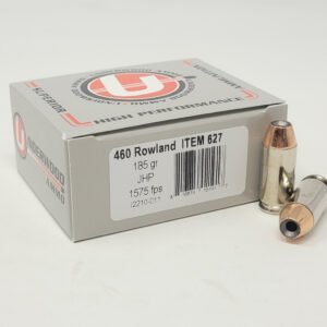 Buffalo Bore Ammunition 35D20 Personal Defense Strictly Business 460 Rowland 255 Gr Hard Cast Flat Nose (HCFN) 20 Per Box/ 12 Cs