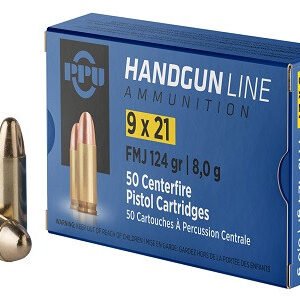 Fiocchi 9X21 Shooting Dynamics 9x21 IMI 123 Gr Full Metal Jacket Truncated-Cone 50 Bx/ 20 Cs