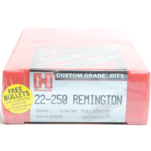 Hornady Custom Grade 2 Die Set 22-250 Remington
