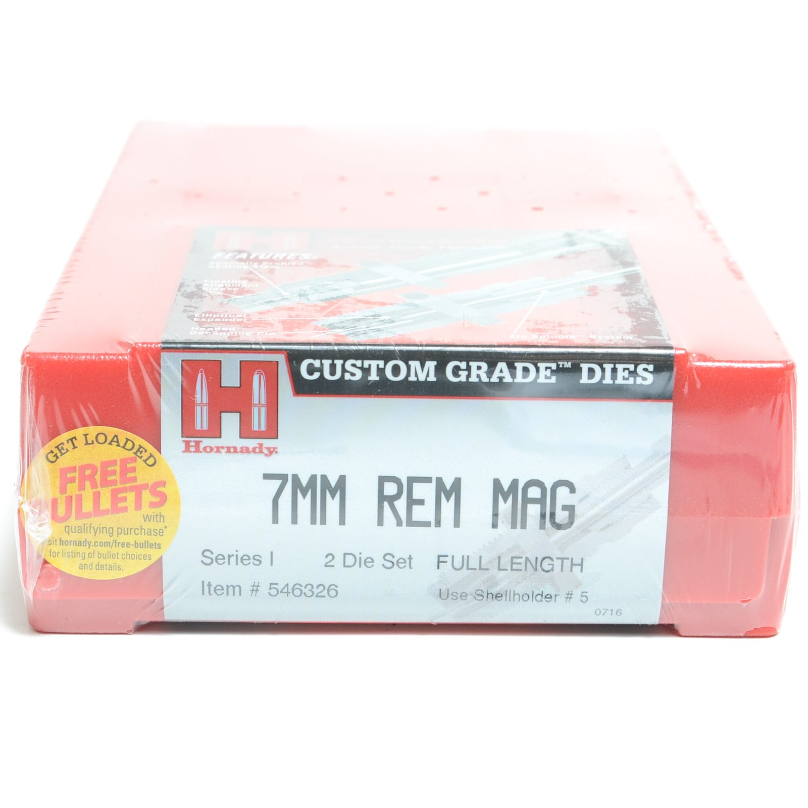 Hornady Custom Grade 2 Die Set 7mm Remington Magnum Hornady Custom Grade 2 Die Set 7mm Remington Magnum