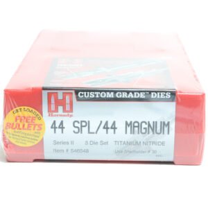 Hornady Custom Grade 3 Die Set 44 Special, 44 Remington Magnum Roll Crimp