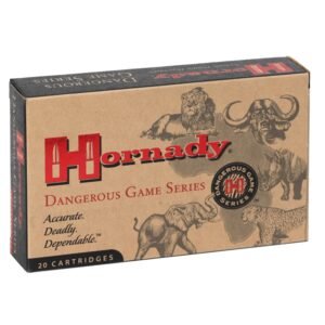 Hornady Dangerous Game .376 Steyr 270 Grain InterLock SP - Recoil Proof Brass Cased Centerfire Rifle Ammo 20 Rounds
