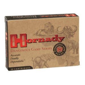 Hornady Dangerous Game .404 Jeffery 400 Grain Dangerous Game Solid Brass Cased Centerfire Rifle Ammo 20 Rounds