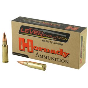 HORNADY LEVEREVOLUTION 200GR-338 MARLIN FTX 20RD 10BX/CS