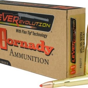 HORNADY LEVEREVOLUTION 25-35-WIN 110GR FTX 20RD 10BX/CS