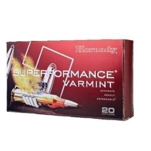 Hornady Superformance Varmint .223 WSSM Ammo 55gr V-Max 20 Rounds