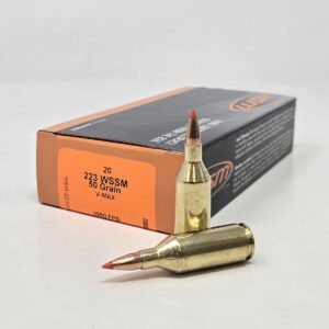 Hornady Superformance Varmint .223 WSSM Ammo 55gr V-Max 20 Rounds