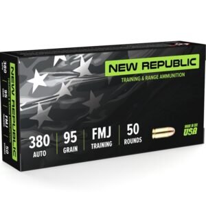 New Republic 380 Auto 95 Grain Full Metal Jacket(FMJ) - Made In USA
