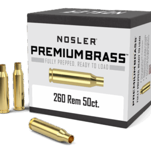 Nosler 260 Remington Brass 50 Count