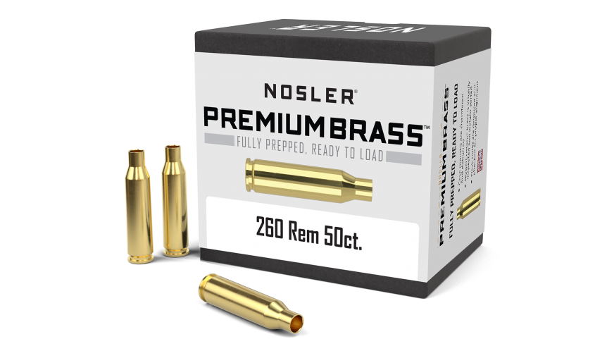Nosler 260 Remington Brass 50 Count Nosler 260 Remington Brass 50 Count