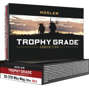Nosler 60133 Trophy Grade Nosler Spitzer AccuBond Long Range 210 Grain .30-378 Weatherby Mag 3040 Fps