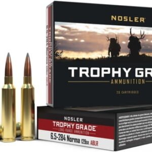 Nosler 6.5-284 Norma Long Range AccuBond 129 Grain Brass Cased 20 Rounds