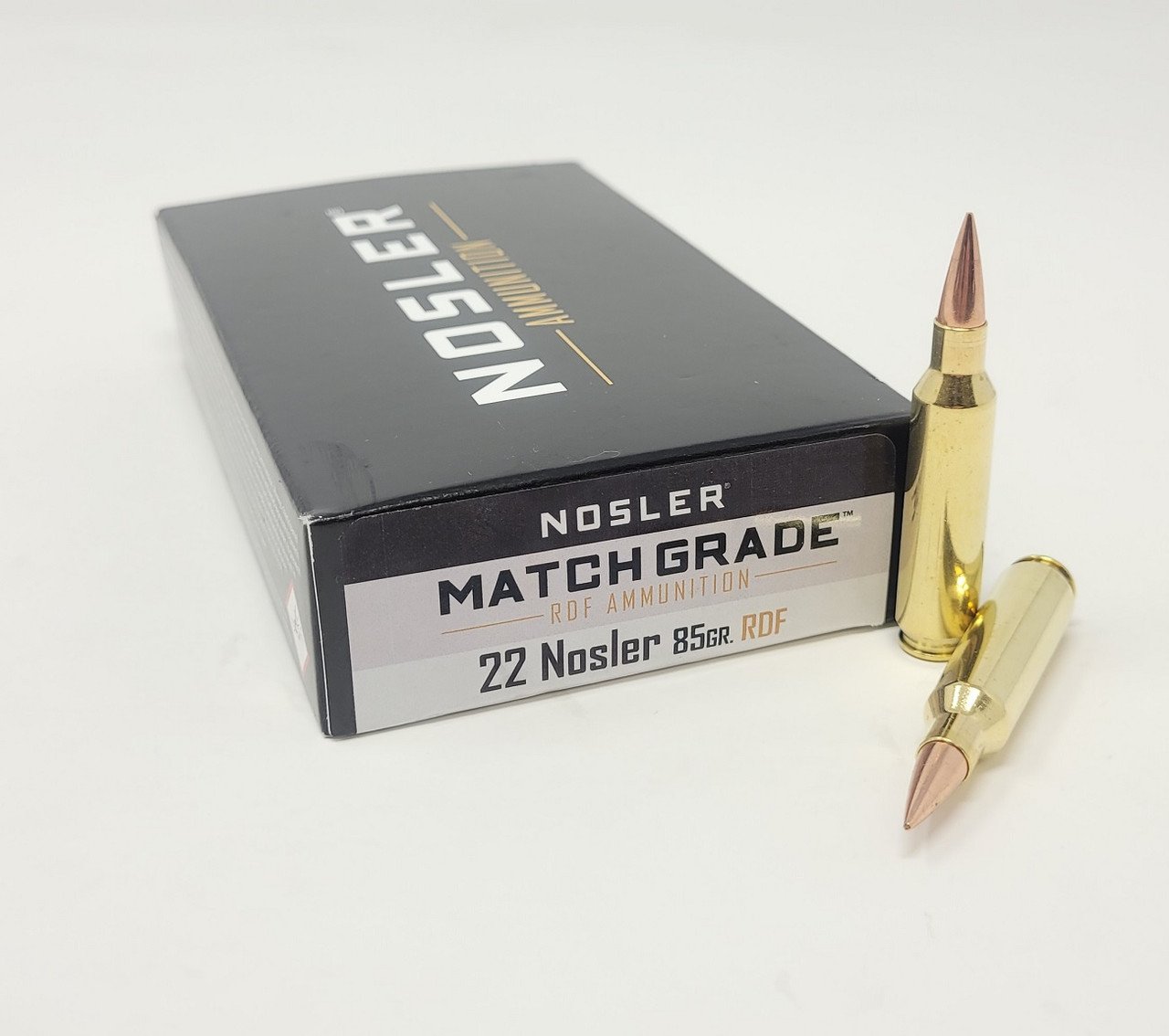 Nosler Match Grade 22 Nosler Ammo 70 Grain Nosler RDF Jacketed Hollow Point Box Of 20 Nosler Match Grade 22 Nosler Ammo 70 Grain Nosler RDF Jacketed Hollow Point Box Of 20