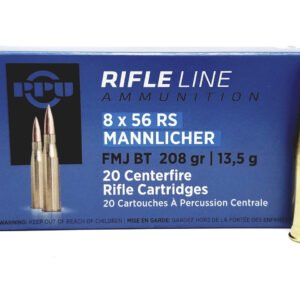 PPU 8X56R MANNLICHER 208GR JSP-20RD 10BX/CS