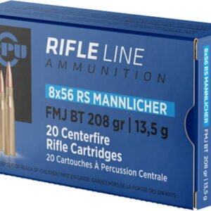 PPU 8X56R MANNLICHER 208GR JSP-20RD 10BX/CS