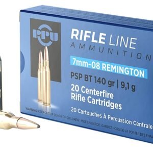 PPU PP708 7mm-08 Rem 140gr PSP BT