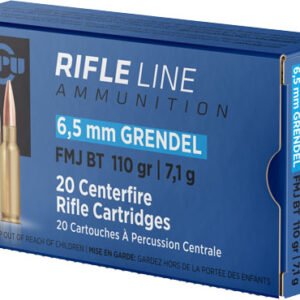 Prvi Partizan PP6GF PP6GF Full Metal Jacket Boat Tail 110110 Grain 6.5mm Grendel 2756 Fps