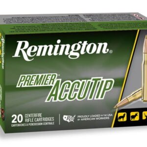 Remington Premier Accutip .221 Fireball 50 Grain AccuTip-V Boat Tail Centerfire Rifle Ammo 20 Rounds