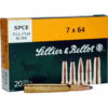 Sellier & Bellot SB7A Rifle Hunting 7mm Rem Mag 173 GR Spce (Soft Point Cut-Through Edge) - 20rd Box