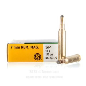 Sellier & Bellot SB7A Rifle Hunting 7mm Rem Mag 173 GR Spce (Soft Point Cut-Through Edge) - 20rd Box