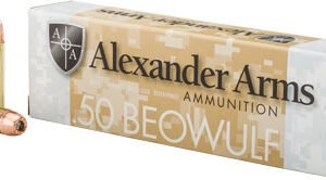 Underwood Ammo 557 Flat Nose Full Metal Jacket 350 Grain .50 Beowulf