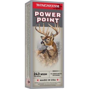 WINCHESTER SUPER-X 243 WSSM-100GR POWER POINT 20RD 10BX/CS