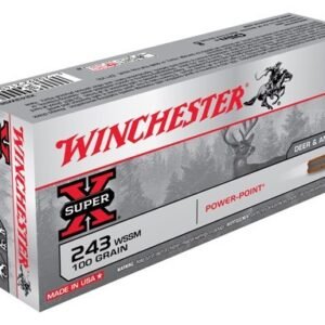 WINCHESTER SUPER-X 243 WSSM-100GR POWER POINT 20RD 10BX/CS