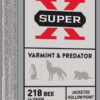 Winchester Super-X RIFLE .218 Bee 46 Grain Jacketed Hollow Point Centerfire Rifle Ammo 50 Rounds