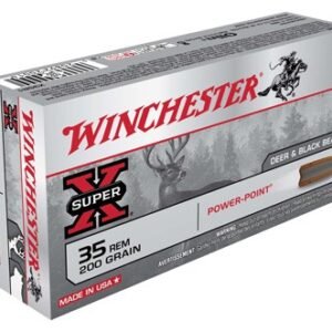 Winchester Super-X Rifle Ammo 35 Remington 200 Gr. Power-Point 20 Rd.