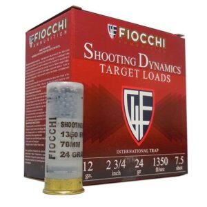 FIOCCHI 12GA 2 3/4″ – 24 GM LEAD CHILL 7.5