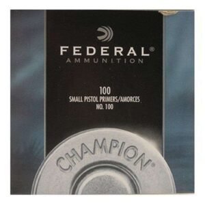 Federal 100 Small Pistol Primer 5000Ct