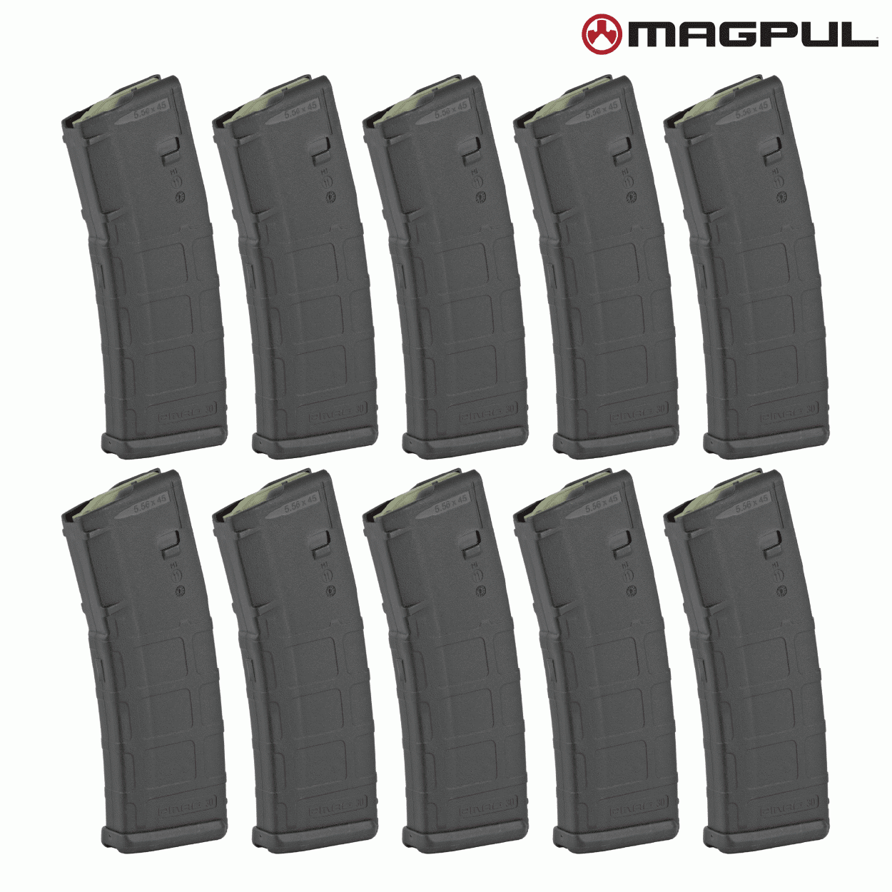 Magpul Ar-15 Gen 2 MOE Pmag 10 Pack